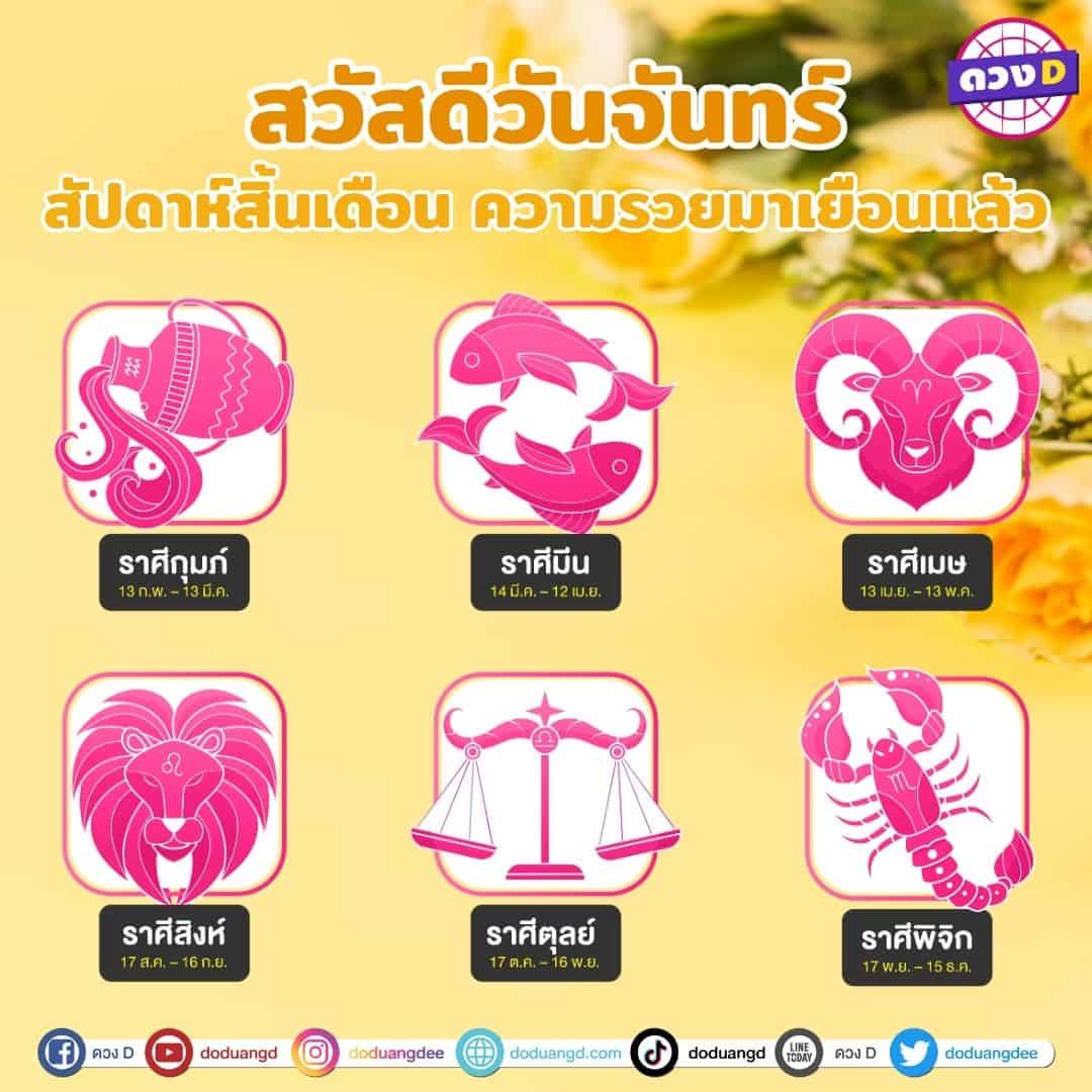 สวัสดีวันจันทร์-สัปดาห์สิ้นเดือน-ความรวยมาเยือนแล้ว