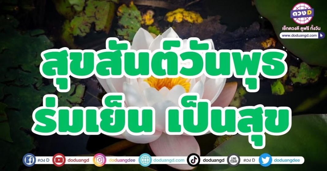 สุขสันต์วันพุธ ดูดวง 2566