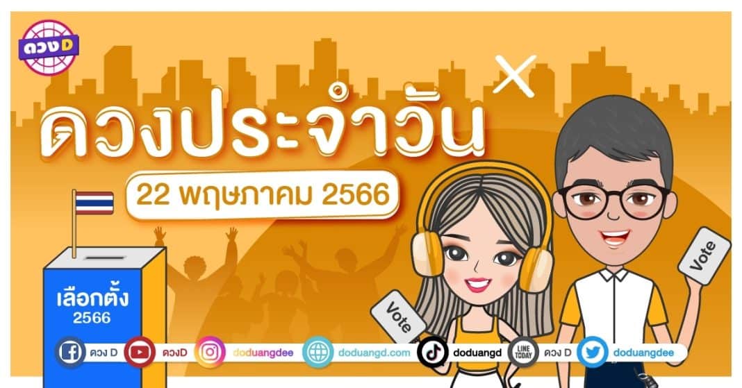 ดวงรายวัน ดวงวันจันทร์ที่ 22 พฤษภาคม 2566