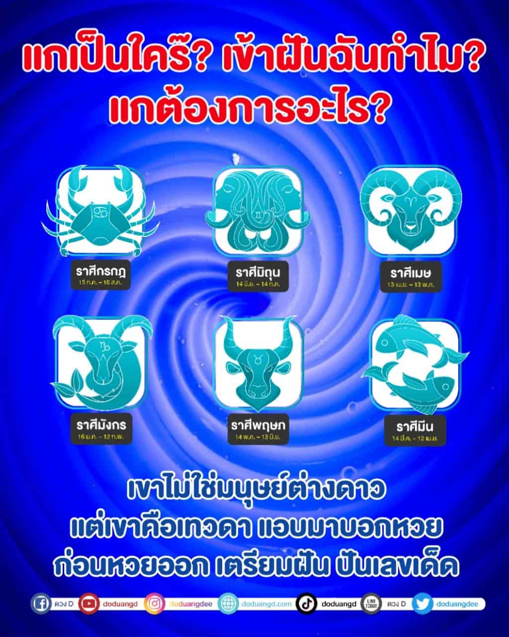 แกเป็นใคร เข้าฝันให้หวย ต้องการให้รวย