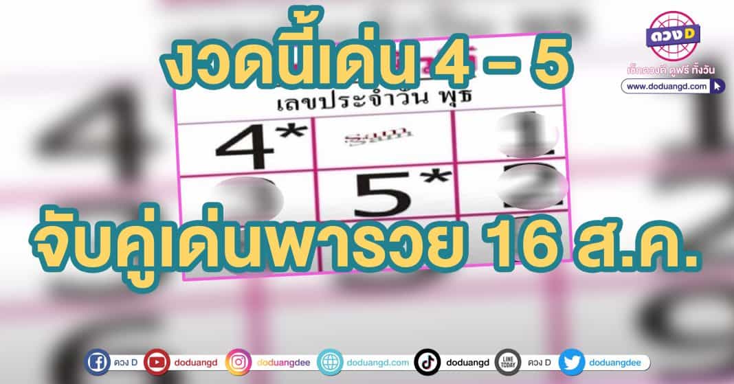 เลขเด็ดเดลินิวส์ หวยวันพุธหวยวันพระ