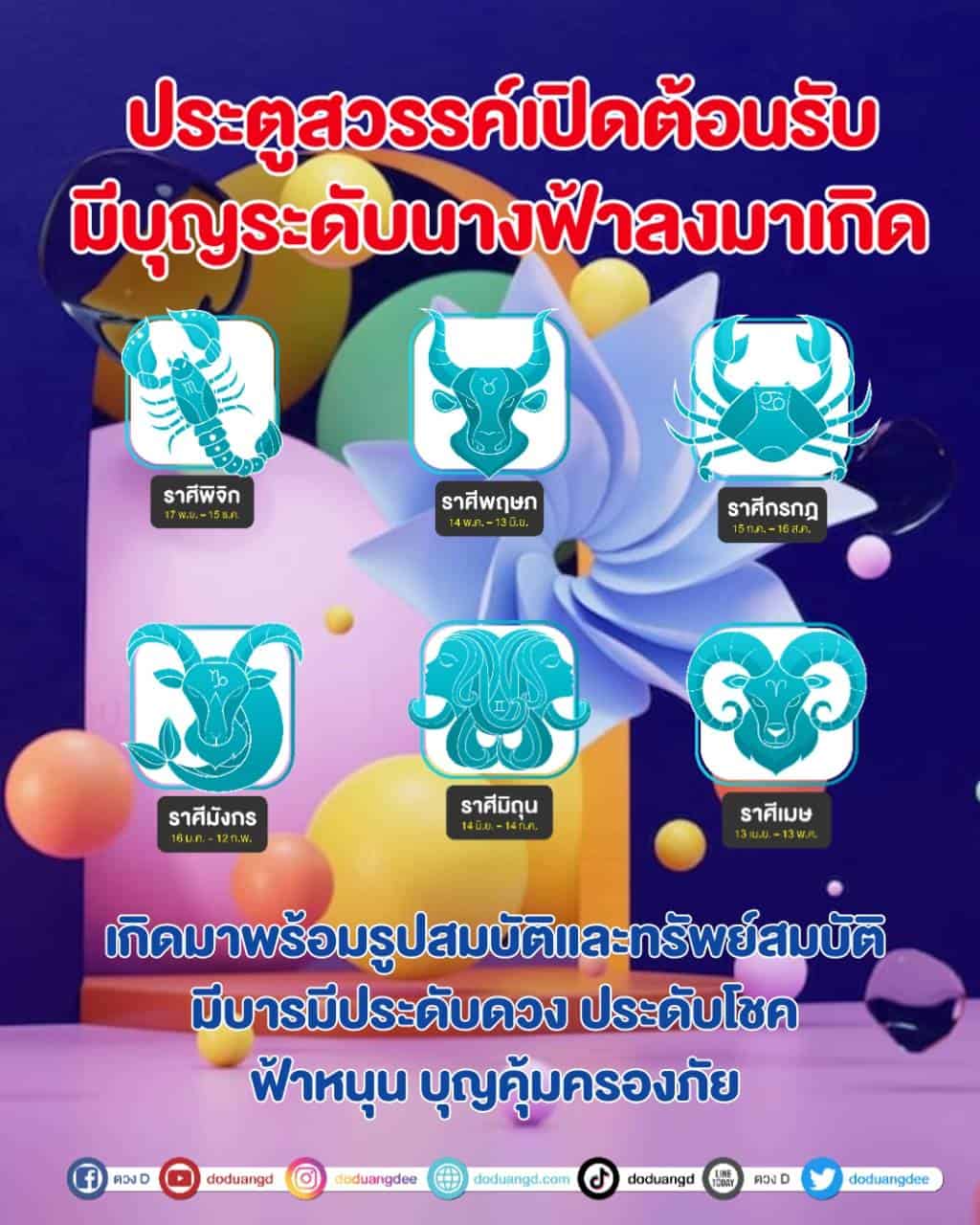 ประตูสวรรค์เปิด นางฟ้ามาหา เทวดาลงมาเกิด 