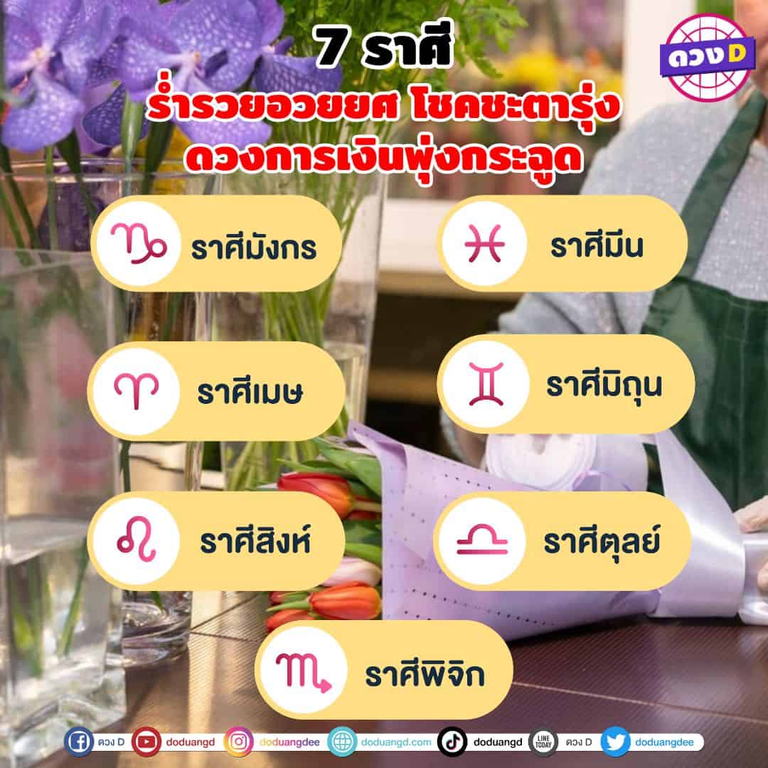 ร่ำรวยอวยยศ-โชคชะตา-ดวงการเงินพุ่งกระฉูด