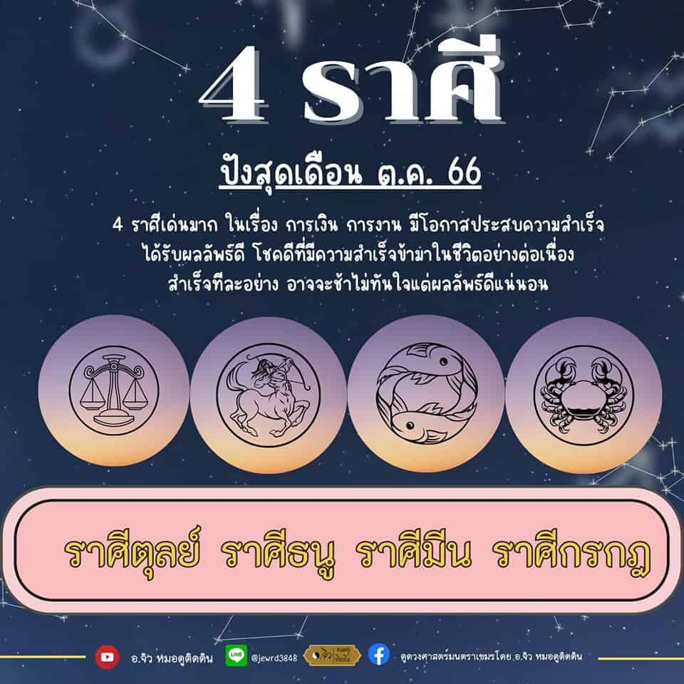 ตุลาฟ้าเปิดทาง ดวงโคตรปัง ผลลัพธ์ดี