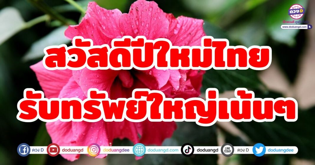 สวัสดีปีใหม่ไทยรับทรัพย์ใหญ่เน้นๆ