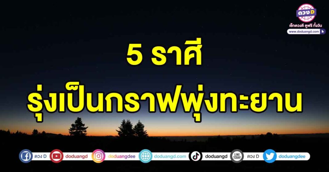 รุ่งเป็นกราฟพุ่งทะยาน