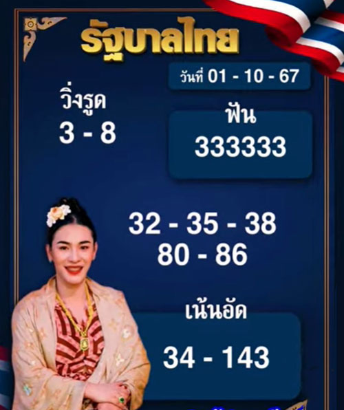 เจ๊ฟองเบียร์ เลขเด็ดล่าสุด แนวทางใบแท้ หวยวันอังคาร 1 ตุลาคม 2567