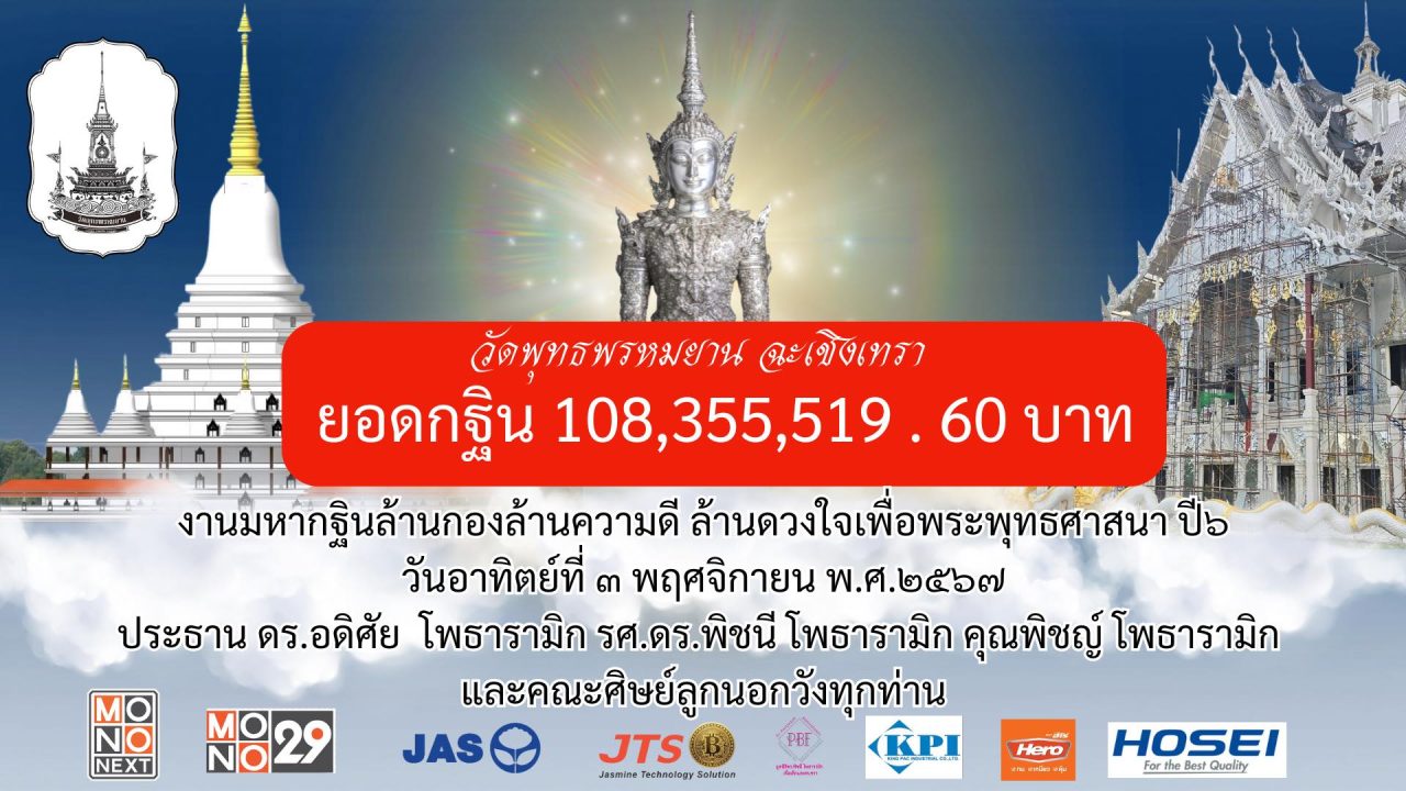 เลขกฐิน วัดพุทธพรหมยาน แนวทาง หวยออกวันเสาร์ 16 พฤศจิกายน 2567