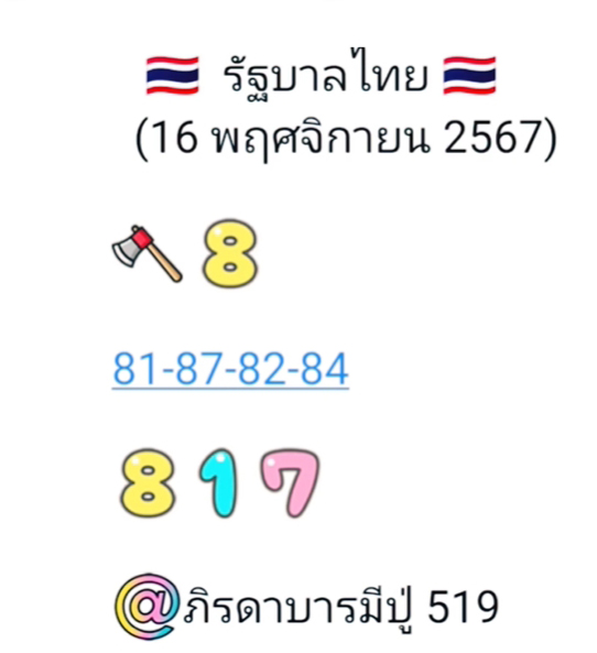 เลขเด็ด แม่น้ำหนึ่ง ล่าสุด แนวทาง 16 พฤศจิกายน 2567