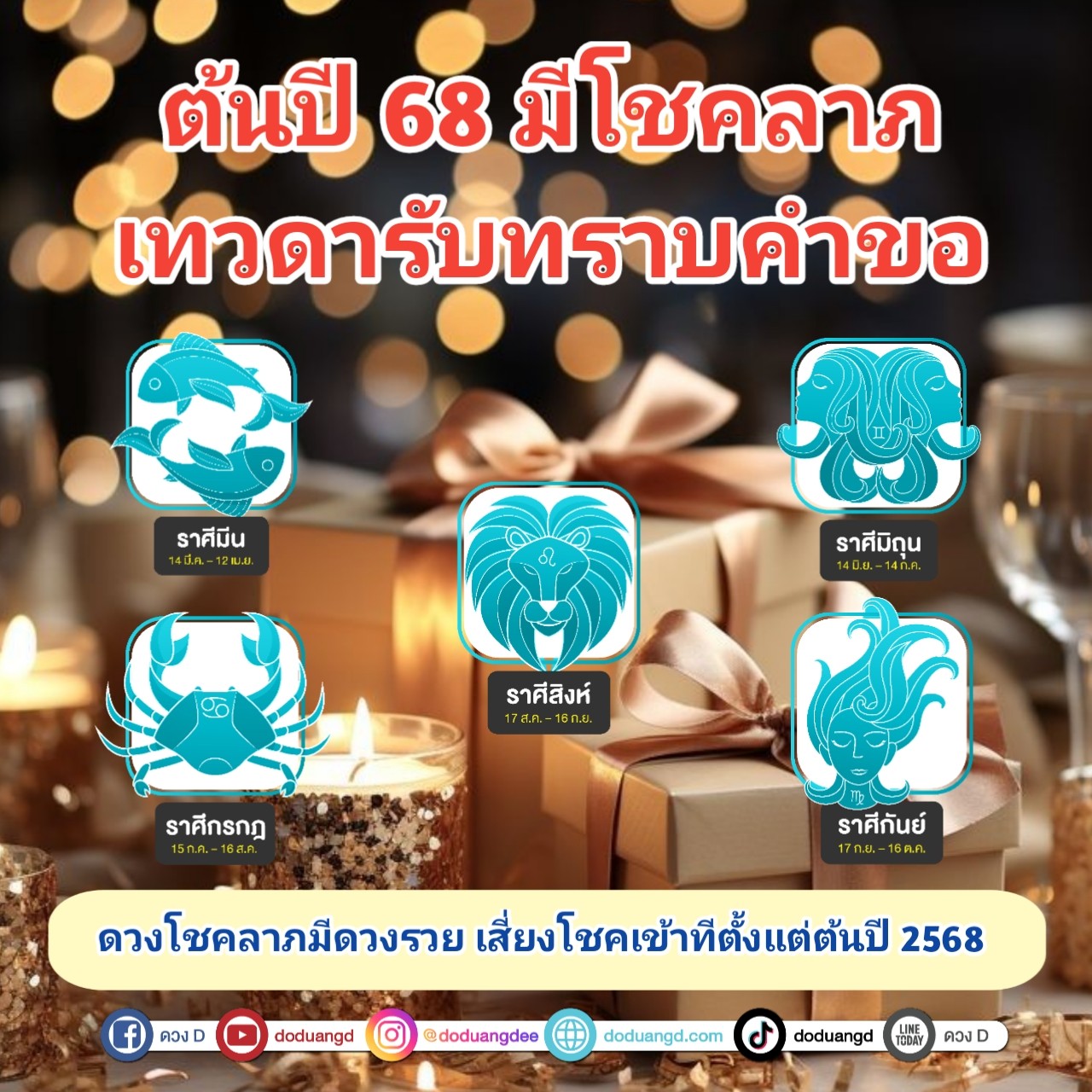 ดวงเงินเด่น การเงินโดดเด่น ต้นปี 2568