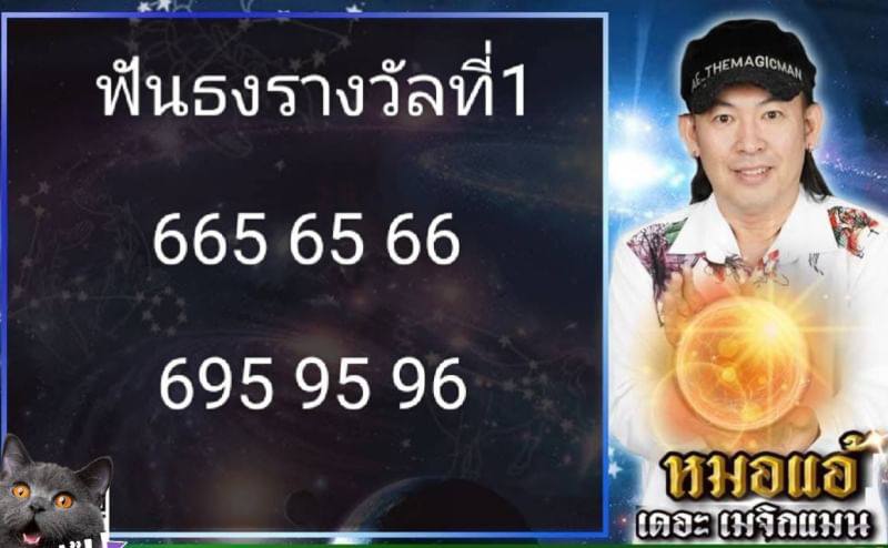 เลขเด็ด หมอแอ้ เดอะเมจิกแมน หวยวันครู 17 มกราคม 2568