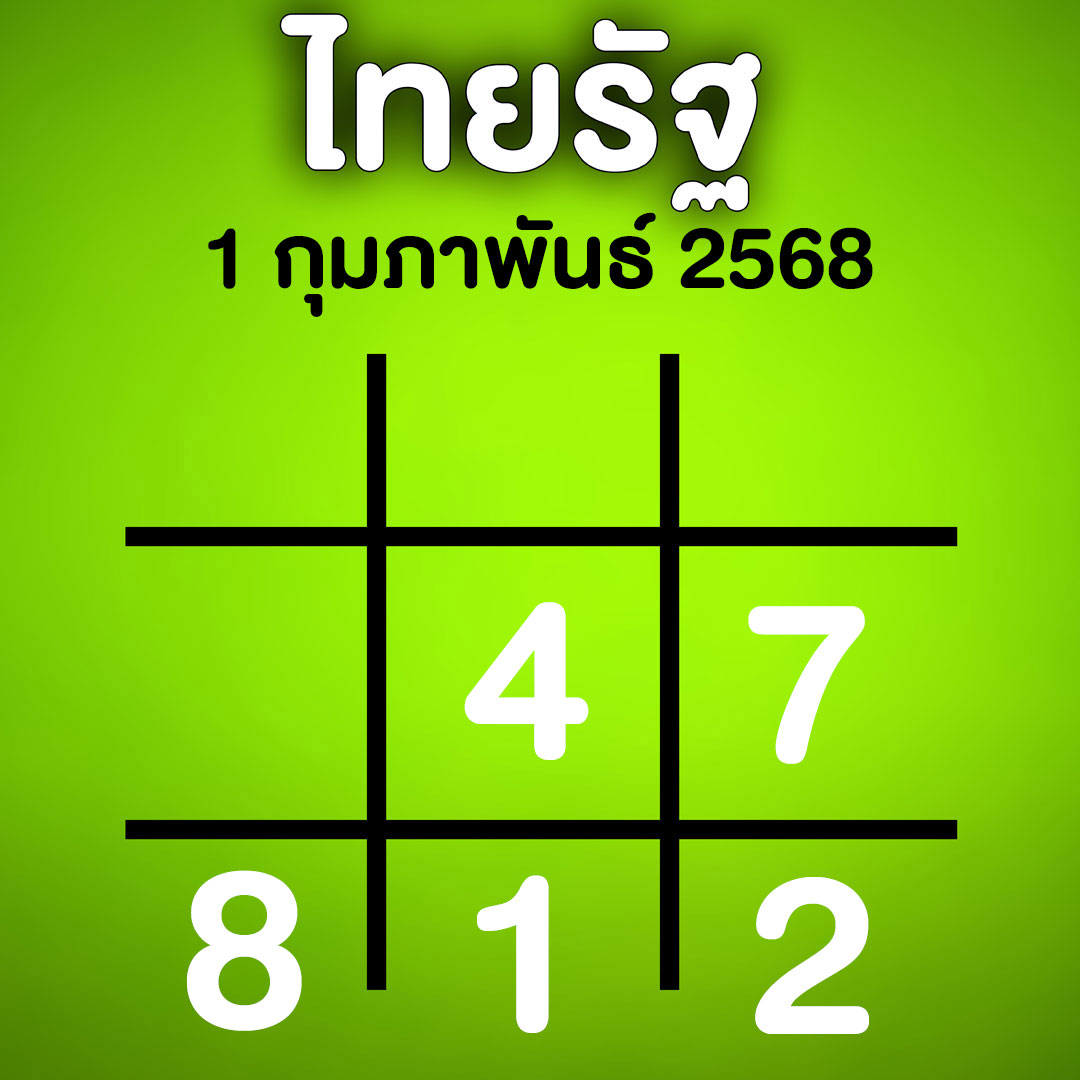 เลขเด็ดล่าสุด ไทยรัฐ แนวทาง หวยวันเสาร์ 1 กุมภาพันธ์ 2568