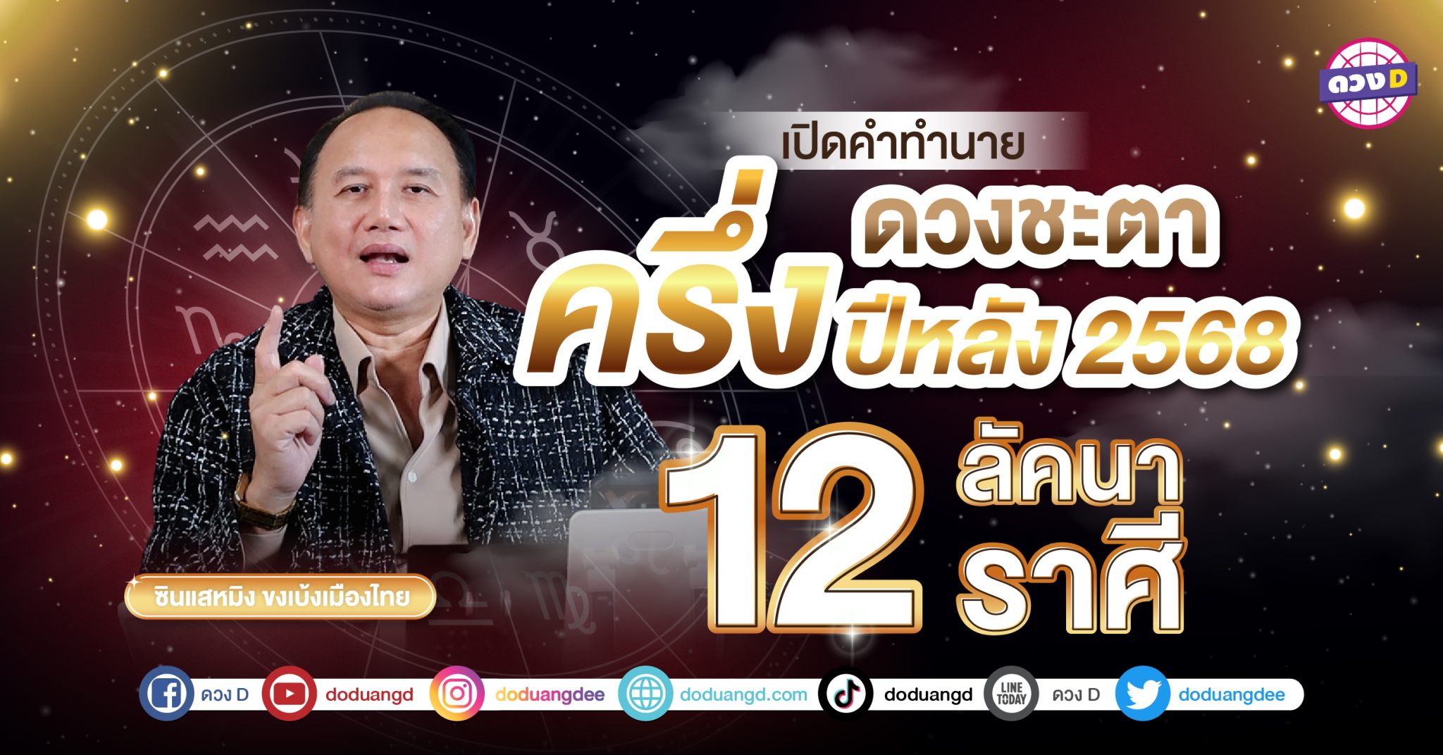 ดูดวง 2568 ลัคนาราศีกรกฎ ซินแสหมิง